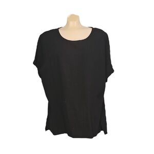 🍄 Chigant Classic Black Women's Top, Size XXL